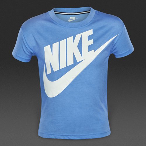 Nike Sportswear Signal GFX Top Chalk Blue / White for Girls